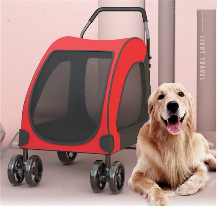 מנשא לכלבים לעגלת חיות מחמד